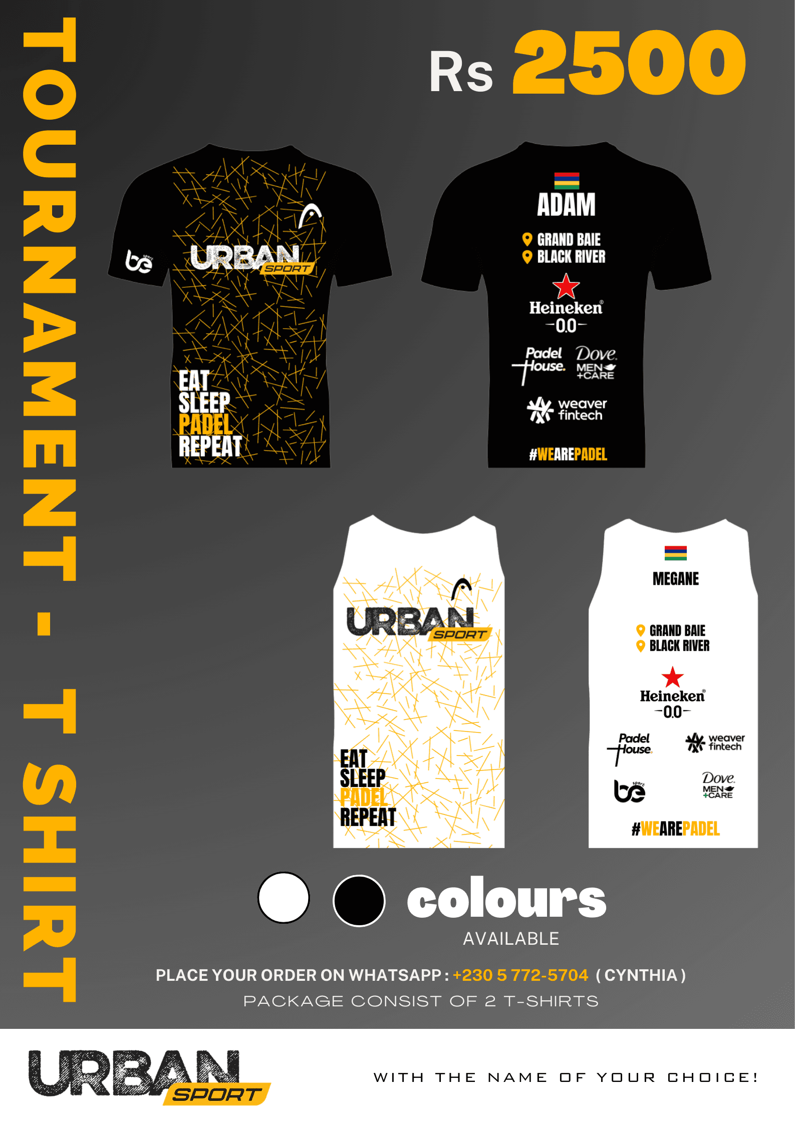 Tournament T-Shirt Pack