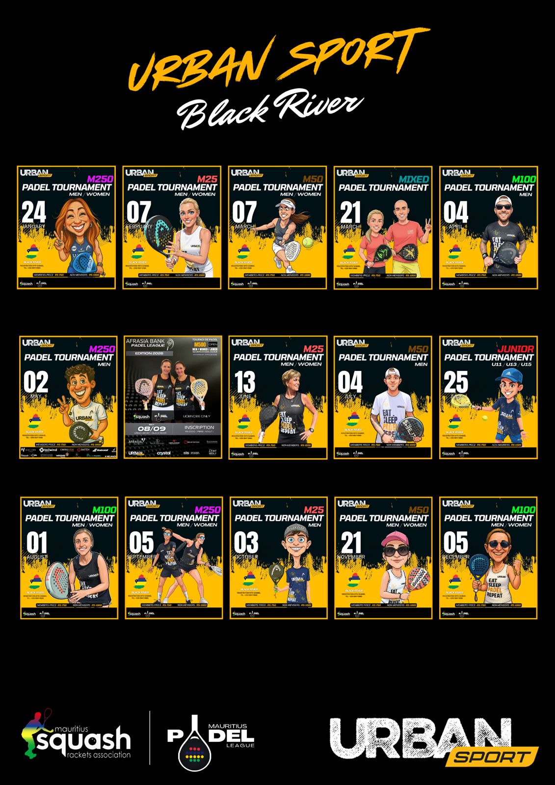 Black River Tournaments season poster